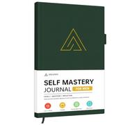 Draphy Self-Mastery Journal for Men - Gratitude and Productivity Journal for More Happiness, Positivity, Growth, Mindfulness, Self Care and Reflection - Guided Inspirational Journals for Men & Women