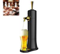 Draught Beer Machine for Home, Portable Beer Dispenser for Beer Canned, Perfect Draft Beer Foam Generator Pumps, Enjoy Fresh Draft Beer Anytime, Anywhere, Black