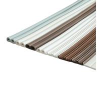 Draught Excluder 10M Self Adhesive Door and Window Sealing Strip Anti Collision Sound Insulation Windproof and Heat Preservation Gray Type I 9 * 2mm