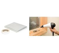 DRAUGHT EXCLUDER FILM FROST COLD WINDOW INSULATION KIT DOUBLE GLAZING SHRINK FIT