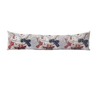 Draught Excluder For Bottom Of Door, Draft And Soundproof Window And Doors Cushion Snake, Insulation From Cold Air, Save Energy, Fabric 22cm x 90cm (Silver Snowman Trio)