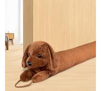 Draught Excluder for Doors, 82 cm Heavy Door Draught Excluder for Windows Dachshund Under the Door Draught Excluder Noise Blocker for Door Bottom Air Seal Insulation and Sound Insulation