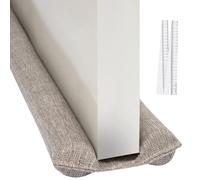 Draught Excluder for Doors-Double Sided Draft Excluder for Doors. 30"-36" Draught Excluder for Bottom of Door. Smell, Light and Noise Blocker Air Insulation, Energy Saving Exterior and Interior Doors