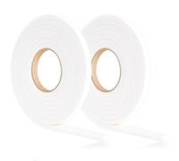 Draught Excluder Tape - 2 Rolls, Self-Adhesive Weatherproof Foam Tape, Seals Gaps (3-5mm), Ideal for Windows and Doors, Easy to Install, 4.5m per Roll, Protects from Draughts