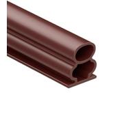 Draught Excluder Tape for Door Window 6M I Beam Type Security Door Rubber Sealing Strip Draft Excluder for Windows Self Adhesive Anti Collision Sound Insulation Dustproof Brown 10 * 15