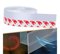 Draught Excluder Tape for Windows - Weather Stripping Door Seal Strip, Flexible Silicone, Strong Adhesive, Seals Medium Gaps for Winter Cold Draft Protection and Energy Efficiency