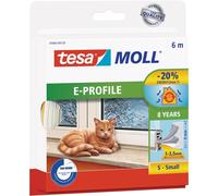 Draught Excluder Tesa 9 Mm X 6 M White NEW