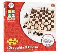 Draughts and Chess Set