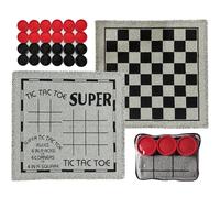 Draughts Board Game,Classic Draughts, Foldable Design for Indoor Outdoor Family Gatherings & Parties, Durable Portable Checkers Game with Compact Storage, Multi-Functional Board Games for Kids Adults