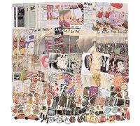 Draupnir 200Pcs Vintage Scrapbooking Stickers Paper Pack, DIY Retro Journaling Scrapbooking Supplies Decorative Stickers Paper Kit for Scrapbook and Bullet Journal - Vintage