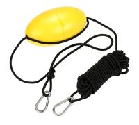 DRAUXI Drift Anchor Tow Rope Portable Fishing Sea Anchor Drogue Lightweight With Clip Buckles Boat Yacht Canoe Accessories Small Size(Giallo)