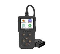 DRAUXI V619 Car OBD2 Diagnostic Tool Read Vehicle Information Code Reader Multi-langua Scanner Battery Tester Check Engine System Portable Design(Nero)