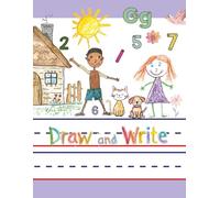 Draw and Write: Creative Story Notebook with Primary Handwriting Lines, Drawing Space, and Alphabet & Number Reference - Practice for Writing, Storytelling, and Early Learning (Soft Violet)