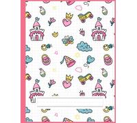 Draw and Write Journal: Grades K-2: Primary Composition Half Page Lined Paper with Drawing Space (Big Size 8.5" x 11" Notebook) For Kids - Cute Unicorns