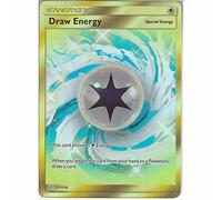 Draw Energy 271/236 Gold Secret Rare Pokemon Card (SM Cosmic Eclipse) + 1x TitanCards® Toploader