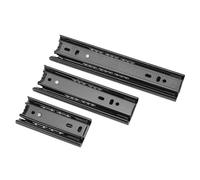 Draw Runners 2pcs Mini Slide 5/6/8 Inch Ultra Short Slides Triple Fold Rail Furniture Hardware Cabinets Rails for All Kinds of Drawers for Kitchen(150mm)