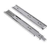 Draw Runners 2pcs Soft Close Drawer Slides 10 Inch Full Extension Ball Bearing Self Closing Cabinet Track Guide Dresser Glide Side Mount for Kitchen(Cold Rolled Steel,12inch (30cm))