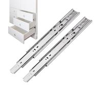 Draw Slides - Drawer Runners Slide Rails | Heavy Duty Drawer Runners | Metal Drawer Slide for Cabinet | Ball Bearing Metal Rail Track Guide, g