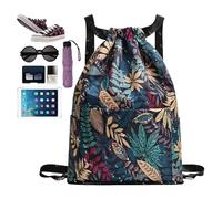 Draw String Back Bag,Waterproof Foldable Cinch Bag | Large Capacity Gym Bag and Travel Bag for Women Men for Sports Travel Gym Beach, A, Refer to description, Unisex