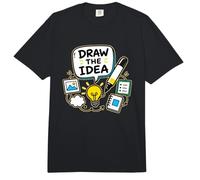 Draw THE IDEA Sketchnote Visual Thinking Comfort Colors Adult Heavyweight T-Shirt