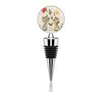 Draw Two Cats Wine Saver Vacuum Pump Champagne Bottle Stopper Multicolor Leak-Proof And Reusable Wine Saver, Preserves Beverage Freshness