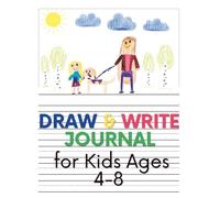 Draw & Write Journal for Kids Ages 4-8, 110 Pages, Large 8.5x11: Creative Story Paper with Space to Draw, Write, Color, and Build Imagination (Lern)