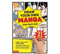 Draw Your Own Manga: Blank Comic Book (with 21 Different Templates)