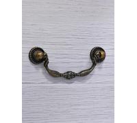 Drawer Alloy Handle Antique Copper Handle Hole Spacing 86mm(Antique Brass)