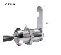Drawer and For Cabinet Lock with 2 Key System for Safe Storage Solutions (30mm)