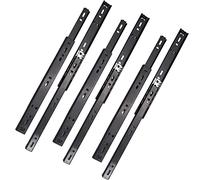 Drawer Ball Bearing Slides - Ball Bearing Slides,for Desk, Wardrobe, Bedside Table, Dresser,Side Mount Drawer Slides,Structural Stability,Pull Steadily,Metal Drawer Runners