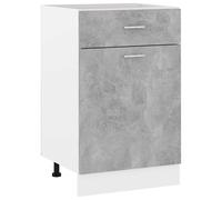 Vidaxl Drawer Bottom Cabinet Lyon Concrete Grey 50X46X81.5 Cm Engineered Wood