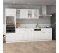 Vidaxl Drawer Bottom Cabinet Lyon White 80X46X81.5 Cm Engineered Wood