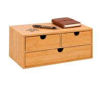 Drawer Box Desk Organiser Office Box Storage Box Mini Chest Bamboo