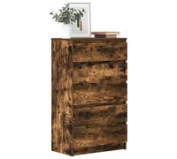 vidaXL Drawer Cabinet Concrete Grey 60x36x103 cm Engineered Wood, Grey