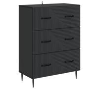 Drawer Cabinet 66 x 34.5 x 89.5 cm Engineered Wood Drawer Storage vidaXL