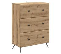Drawer Cabinet Artisan Oak 66 x 34.5 x 90 cm Brown Engineered Wood