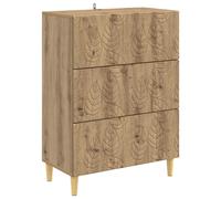 Drawer Cabinet Engineered Wood Modern Storage Indoor Vintage Style Unit vidaXL