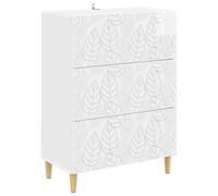 Drawer Cabinet Engineered Wood Modern Storage Indoor Vintage Style Unit vidaXL