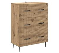 Drawer Cabinet Engineered Wood Storage Furniture Home Living Room vidaXL