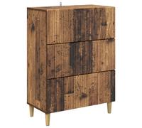 Drawer Cabinet Engineered Wood Storage Modern Vintage Furniture Unit vidaXL