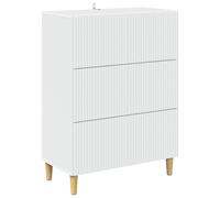 Drawer Cabinet Engineered Wood Storage Modern Vintage Furniture Unit vidaXL