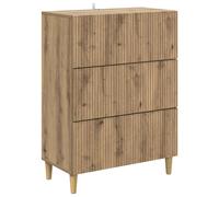 Drawer Cabinet Engineered Wood Storage Modern Vintage Furniture Unit vidaXL