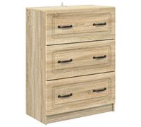 Drawer Cabinet Engineered Wood Storage Unit Home Furniture Living Room vidaXL