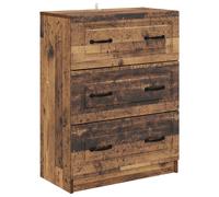 Drawer Cabinet Engineered Wood Storage Unit Home Furniture Living Room vidaXL