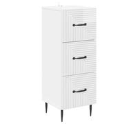 Drawer Cabinet Engineered Wood Storage Unit Home Furniture Living Room vidaXL