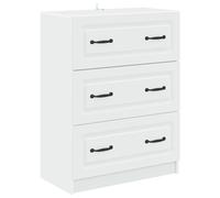 Drawer Cabinet Engineered Wood Storage Unit Home Furniture Living Room vidaXL