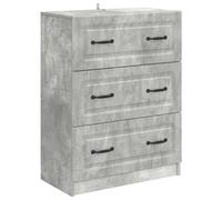 Drawer Cabinet Engineered Wood Storage Unit Home Furniture Living Room vidaXL