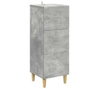 Drawer Cabinet Engineered Wood Storage Unit Indoor Household Organizer vidaXL