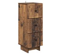 Drawer Cabinet Engineered Wood Storage Unit Living Room Home Vintage vidaXL