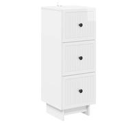 Drawer Cabinet Engineered Wood Storage Unit Living Room Home Vintage vidaXL